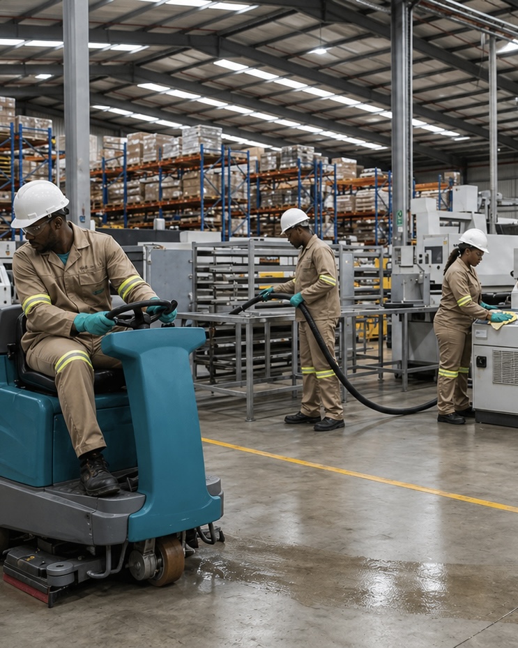 Industrial cleaning